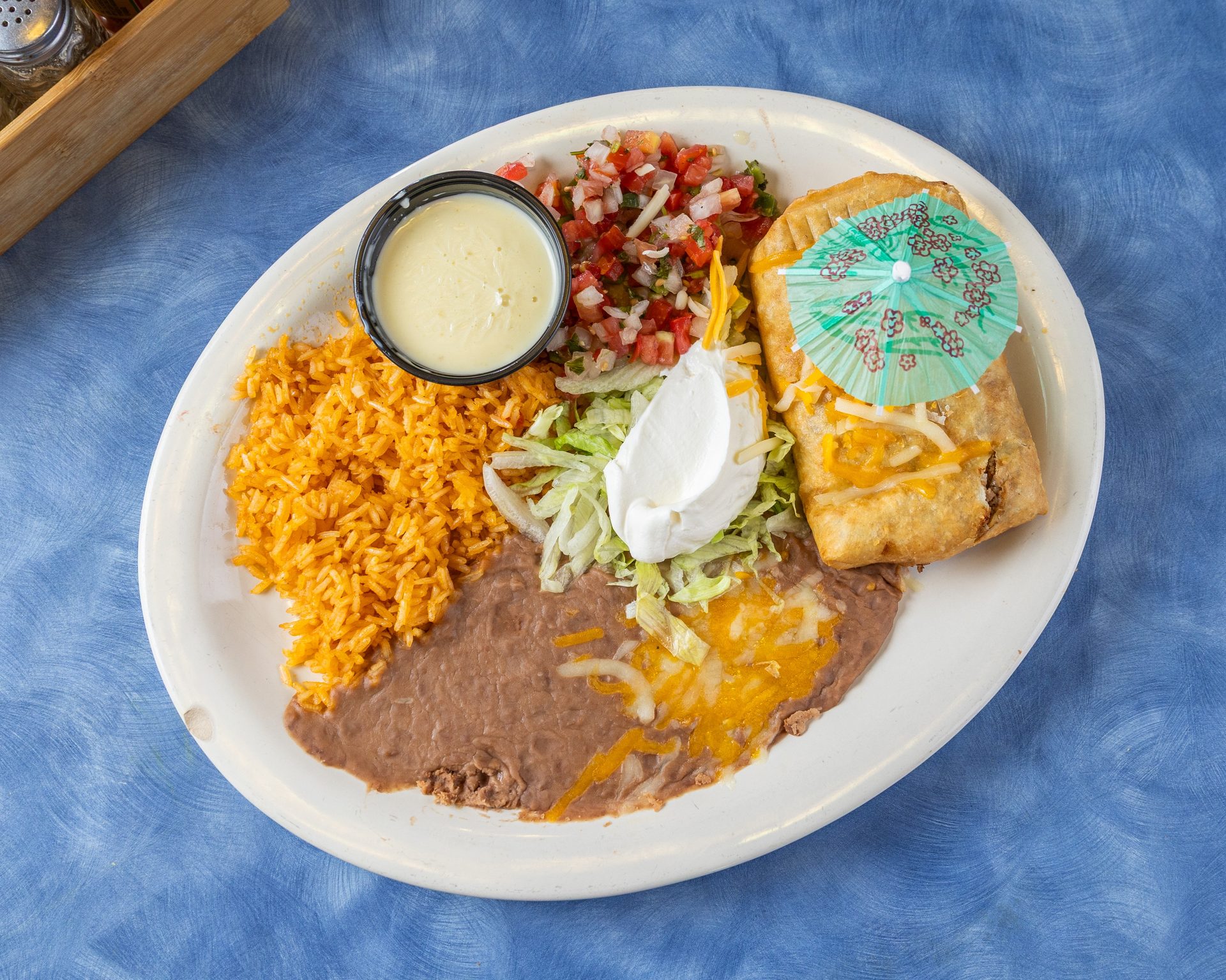 The famous chimichanga